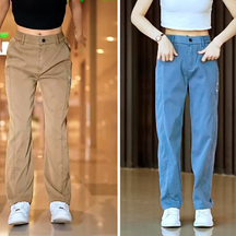 [1 KAUFEN, 2 ERHALTEN] Aurora-Hosen aus Kaltseide und Polyester