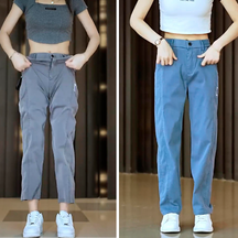 [1 KAUFEN, 2 ERHALTEN] Aurora-Hosen aus Kaltseide und Polyester